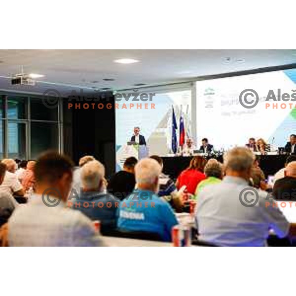 Franjo Bobinac at General Assembly of Slovenia Olympic Committee in Celje, Slovenia on June 10, 2025