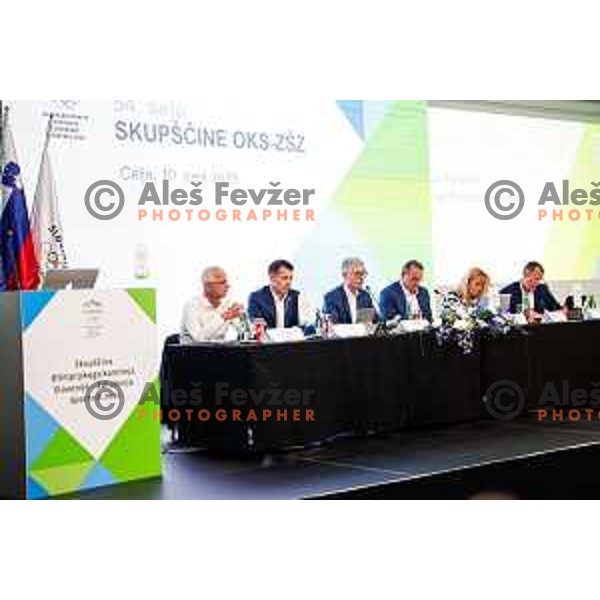 Franjo Bobinac at General Assembly of Slovenia Olympic Committee in Celje, Slovenia on June 10, 2025