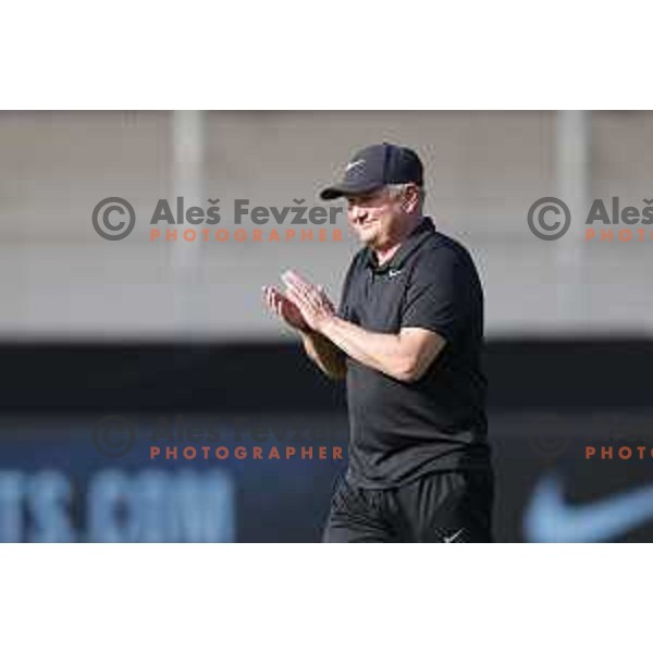Matjaz Kek, head coach of Slovenia during friendly football match between national team of Slovenia and Bosnia and Herzegovina in Stadion z’dezele, Celje, Slovenia on June 10, 2025