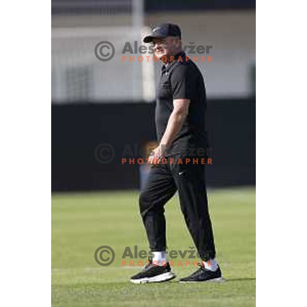 Matjaz Kek, head coach of Slovenia during friendly football match between national team of Slovenia and Bosnia and Herzegovina in Stadion z’dezele, Celje, Slovenia on June 10, 2025