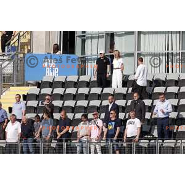 Bosnian fans during international friendly football match between Slovenia and Bosnia and Herzegovina in Celje, Slovenia on June 10, 2025.