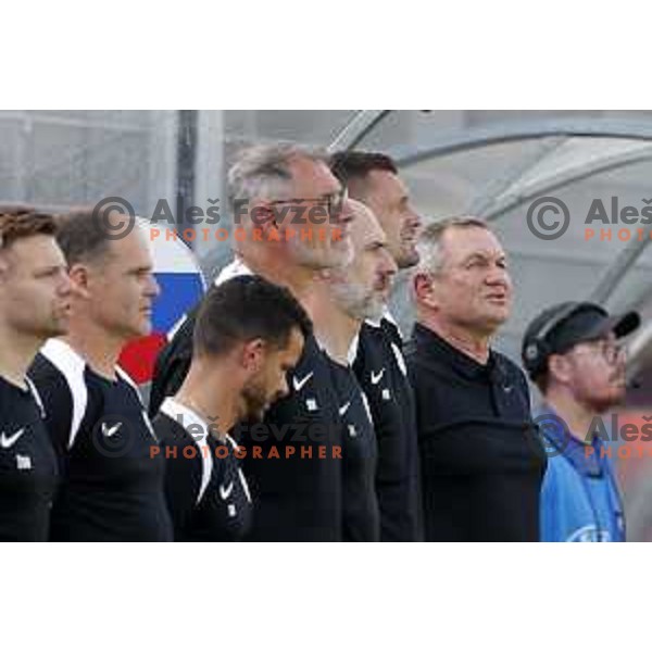 Matjaz Kek, head coach of Slovenia during friendly football match between national team of Slovenia and Bosnia and Herzegovina in Stadion z’dezele, Celje, Slovenia on June 10, 2025