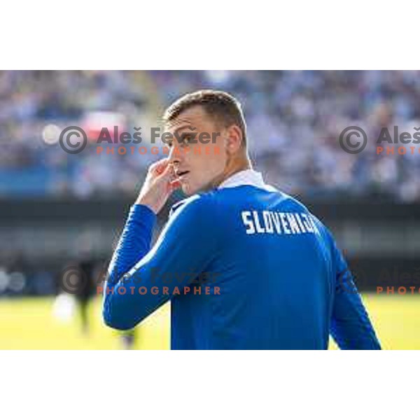 Matevz Vidovsek during friendly football match between national team of Slovenia and Bosnia and Herzegovina in Stadion z’dezele, Celje, Slovenia on June 10, 2025. Photo: Jure Banfi