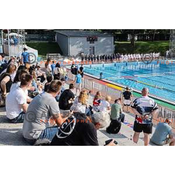 in action during Waterpolo Men\'s EPWC 2026 Qualification Round match between Slovenia and Great Britain in Kranj on June 10, 2025 