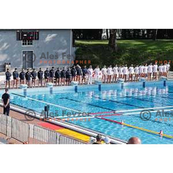 Team Slovenia during Waterpolo Men\'s EPWC 2026 Qualification Round match between Slovenia and Great Britain in Kranj on June 10, 2025 