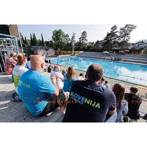 in action during Waterpolo Men\'s EPWC 2026 Qualification Round match between Slovenia and Great Britain in Kranj on June 10, 2025 