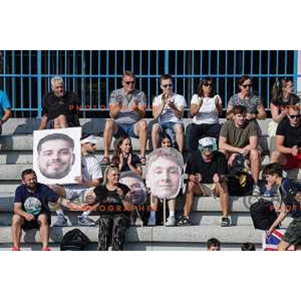 in action during Waterpolo Men\'s EPWC 2026 Qualification Round match between Slovenia and Great Britain in Kranj on June 10, 2025 