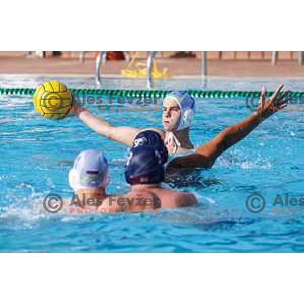 in action during Waterpolo Men\'s EPWC 2026 Qualification Round match between Slovenia and Great Britain in Kranj on June 10, 2025 