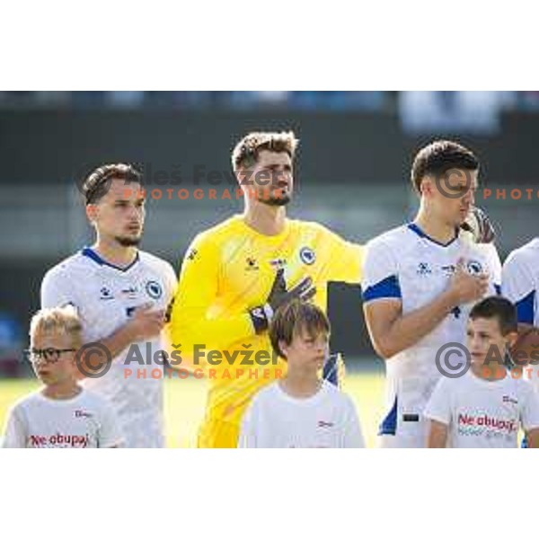 in action during friendly football match between national team of Slovenia and Bosnia and Herzegovina in Stadion z’dezele, Celje, Slovenia on June 10, 2025. Photo: Jure Banfi