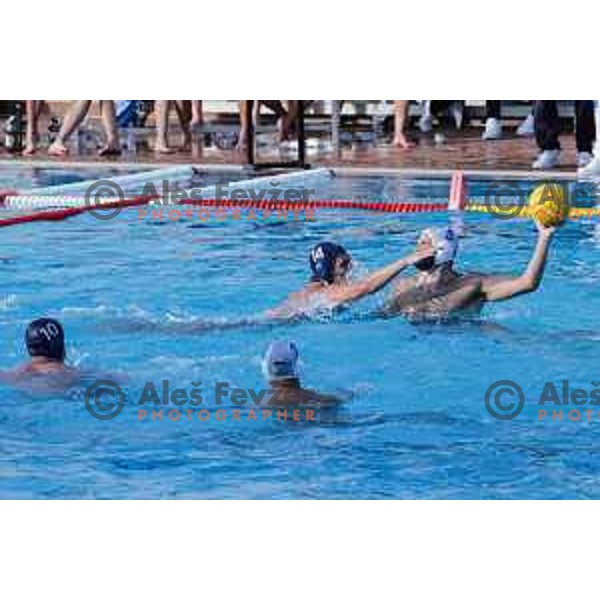in action during Waterpolo Men\'s EPWC 2026 Qualification Round match between Slovenia and Great Britain in Kranj on June 10, 2025