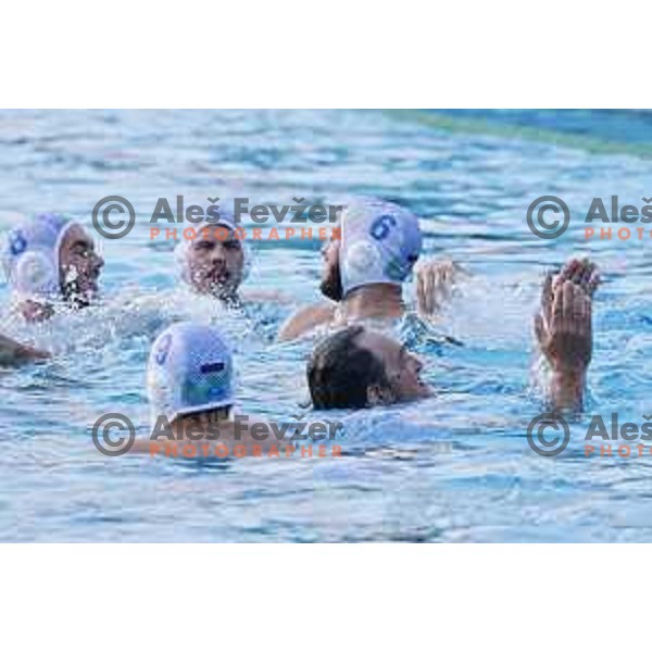 Mirko Vicevic, head coach of Slovenia during Waterpolo Men\'s EPWC 2026 Qualification Round match between Slovenia and Great Britain in Kranj on June 10, 2025 