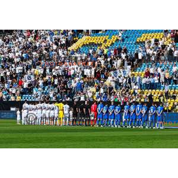 Bosnian fans during international friendly football match between Slovenia and Bosnia and Herzegovina in Celje, Slovenia on June 10, 2025.