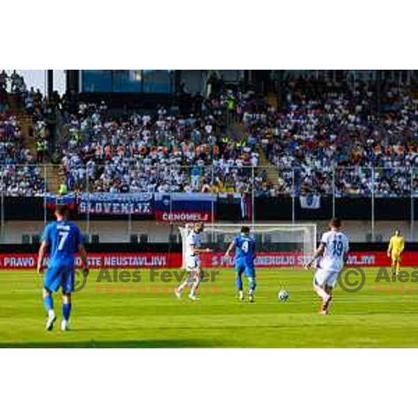 in action during international friendly football match between Slovenia and Bosnia and Herzegovina in Celje, Slovenia on June 10, 2025.