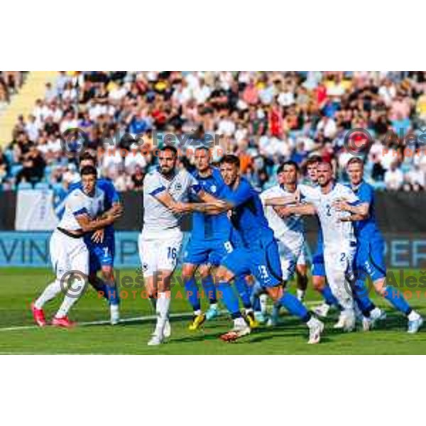 in action during international friendly football match between Slovenia and Bosnia and Herzegovina in Celje, Slovenia on June 10, 2025.