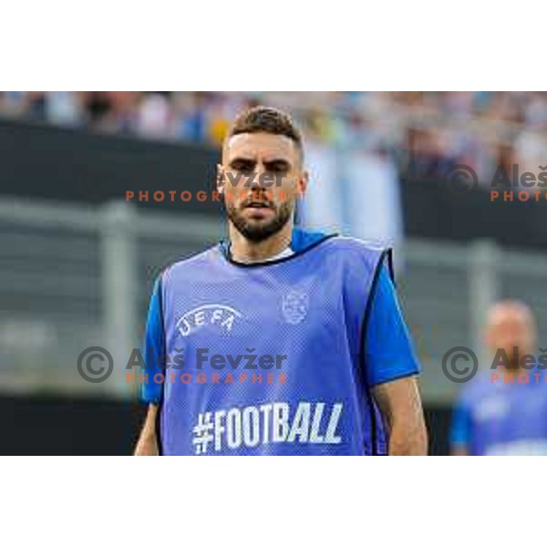 Danijel Sturm at international friendly football match between Slovenia and Bosnia and Herzegovina in Celje, Slovenia on June 10, 2025.