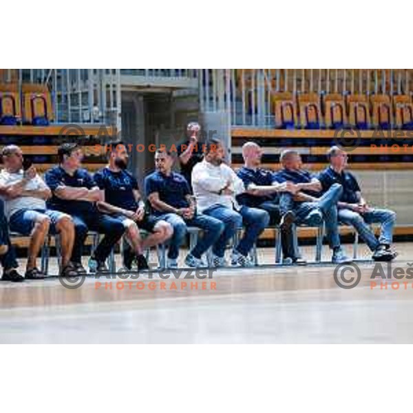 during preparation match for Women’s EuroBasket 2025 between Slovenia and Montenegro in Tivoli Hall, Ljubljana, Slovenia on June 11, 2025