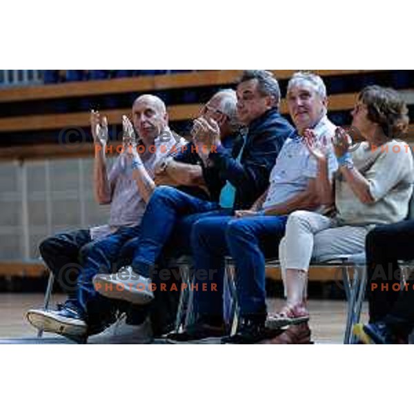 in action during preparation match for Women’s EuroBasket 2025 between Slovenia and Montenegro in Tivoli Hall, Ljubljana, Slovenia on June 11, 2025