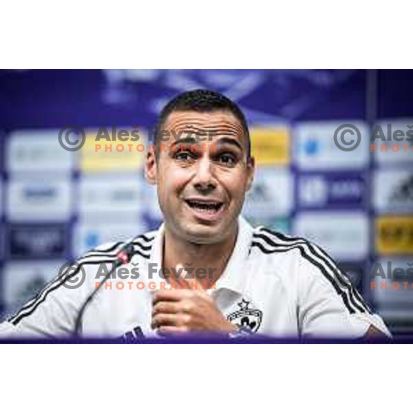 Tugberk Tanrivermis, new head coach of Maribor introduction during press conference in Ljudski vrt, Maribor, Slovenia on June 12, 2025. Photo: Jure Banfi