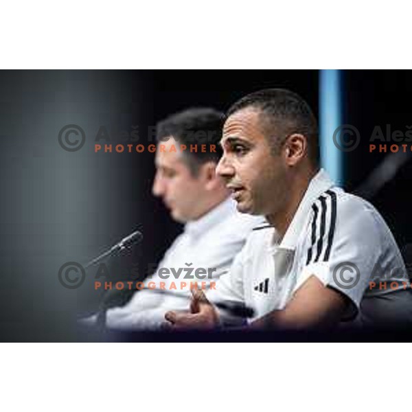 Tugberk Tanrivermis, new head coach of Maribor introduction during press conference in Ljudski vrt, Maribor, Slovenia on June 12, 2025. Photo: Jure Banfi