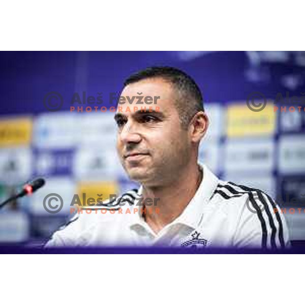 Tugberk Tanrivermis, new head coach of Maribor introduction during press conference in Ljudski vrt, Maribor, Slovenia on June 12, 2025. Photo: Jure Banfi