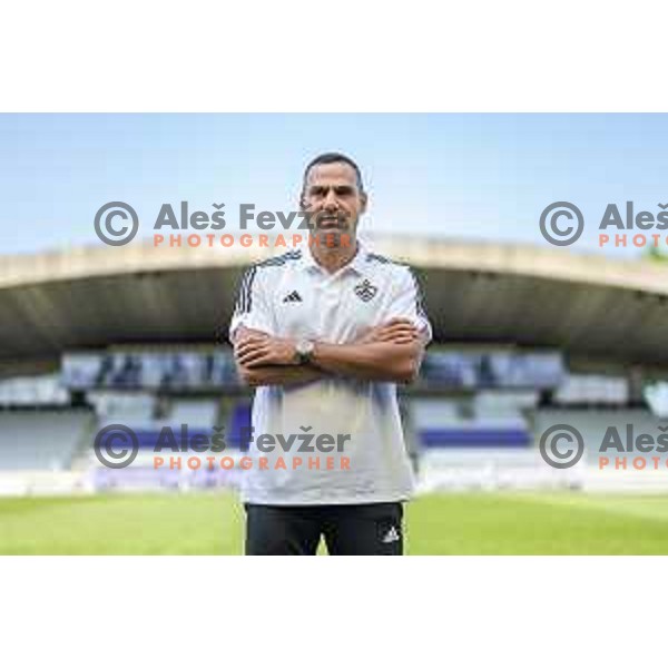 Tugberk Tanrivermis, new head coach of Maribor introduction during press conference in Ljudski vrt, Maribor, Slovenia on June 12, 2025. Photo: Jure Banfi