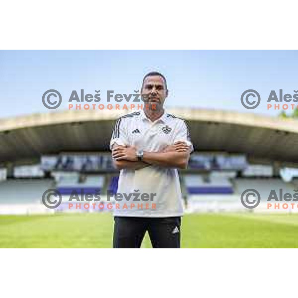 Tugberk Tanrivermis, new head coach of Maribor introduction during press conference in Ljudski vrt, Maribor, Slovenia on June 12, 2025. Photo: Jure Banfi