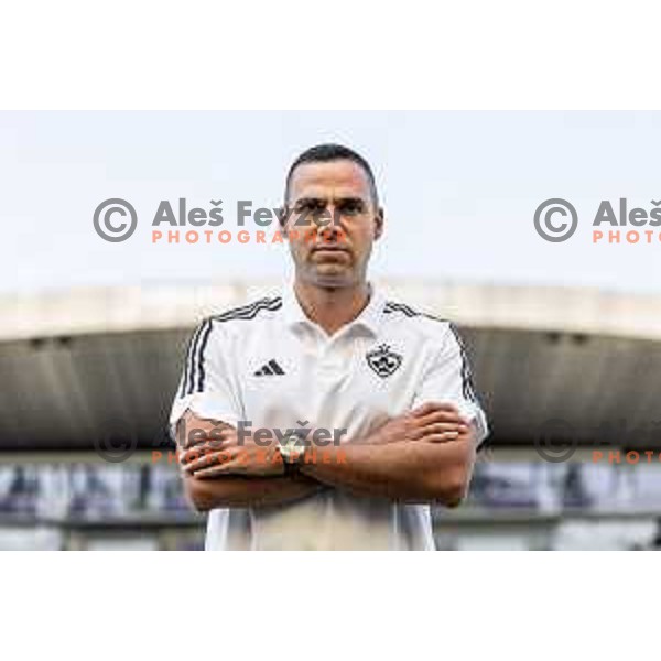 Tugberk Tanrivermis, new head coach of Maribor introduction during press conference in Ljudski vrt, Maribor, Slovenia on June 12, 2025. Photo: Jure Banfi