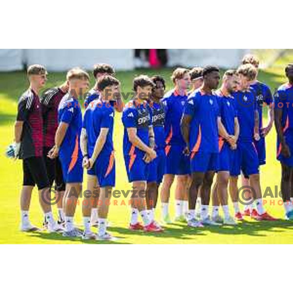 Players of NK Maribor during training in Ljudski vrt, Maribor, Slovenia on June 13, 2025. Photo: Jure Banfi