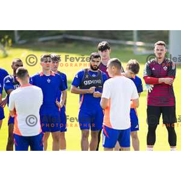 Players of NK Maribor during training in Ljudski vrt, Maribor, Slovenia on June 13, 2025. Photo: Jure Banfi