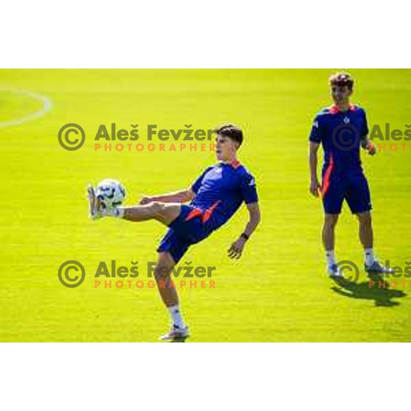 Players of NK Maribor during training in Ljudski vrt, Maribor, Slovenia on June 13, 2025. Photo: Jure Banfi