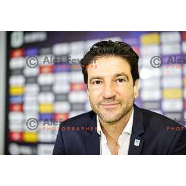Jorge Simao, new head coach of NK Olimpija during press conference in Ljubljana, Slovenia on July 13, 2025