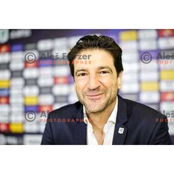 Jorge Simao, new head coach of NK Olimpija during press conference in Ljubljana, Slovenia on July 13, 2025