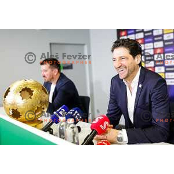 Jorge Simao, new head coach of NK Olimpija during press conference in Ljubljana, Slovenia on July 13, 2025