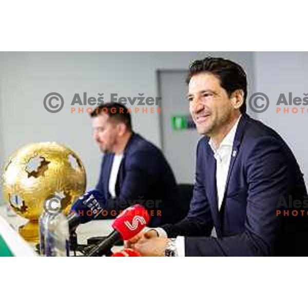 Jorge Simao, new head coach of NK Olimpija during press conference in Ljubljana, Slovenia on July 13, 2025