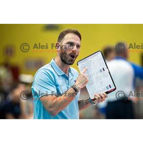 in action during CEV Women Volleyball European Golden League 2025 match between Greece and Slovenia in Rdeca dvorana, Velenje, Slovenia on June 13, 2025. Photo: Jure Banfi