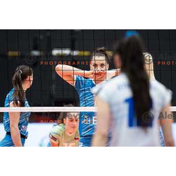 Sasa Planinsec in action during CEV Women Volleyball European Golden League 2025 match between Greece and Slovenia in Rdeca dvorana, Velenje, Slovenia on June 13, 2025. Photo: Jure Banfi