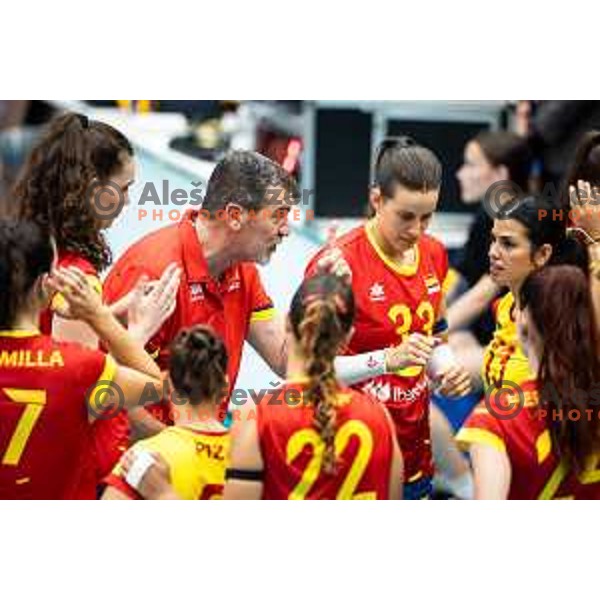 in action during CEV Women Volleyball European Golden League 2025 match between Slovenia and Spain in Rdeca dvorana, Velenje, Slovenia on June 15, 2025. Photo: Jure Banfi