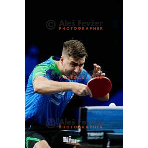 Darko Jorgic during WTT Star Contender Ljubljana 2025 in Tivoli Hall Ljubljana, Slovenia on June 19, 2025.