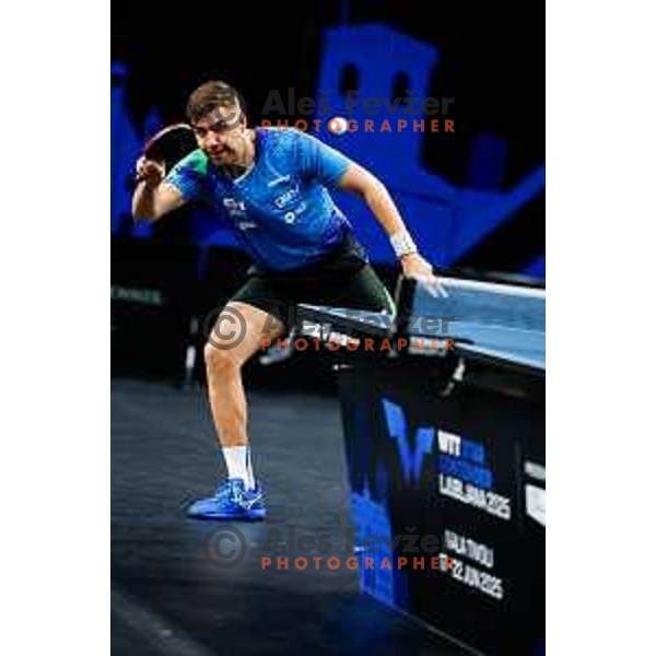 Darko Jorgic during WTT Star Contender Ljubljana 2025 in Tivoli Hall Ljubljana, Slovenia on June 19, 2025.