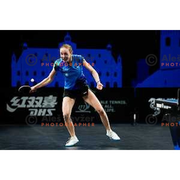 Ana Tofant during WTT Star Contender Ljubljana 2025 in Tivoli Hall Ljubljana, Slovenia on June 19, 2025.