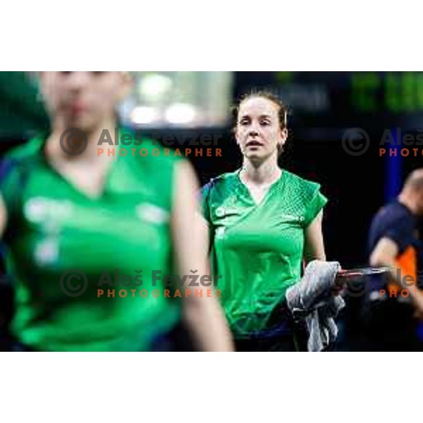 Ana Tofant during WTT Star Contender Ljubljana 2025 in Tivoli Hall Ljubljana, Slovenia on June 19, 2025.