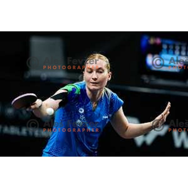 Lea Paulin during WTT Star Contender Ljubljana 2025 in Tivoli Hall Ljubljana, Slovenia on June 19, 2025.