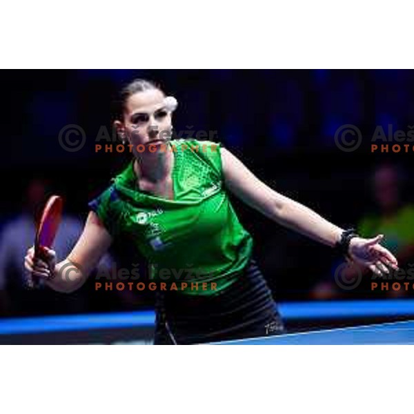 Sara Tokic during WTT Star Contender Ljubljana 2025 in Tivoli Hall Ljubljana, Slovenia on June 19, 2025.