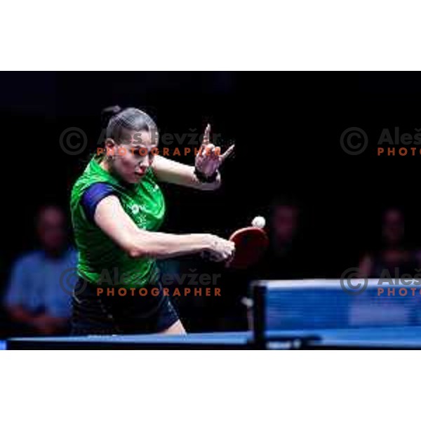 Sara Tokic during WTT Star Contender Ljubljana 2025 in Tivoli Hall Ljubljana, Slovenia on June 19, 2025.