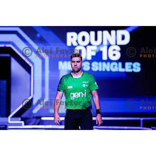 Darko Jorgic (SLO) comeptes in round of 16 at WTT Star Contender Ljubljana 2025, Slovenia on June 21, 2025
