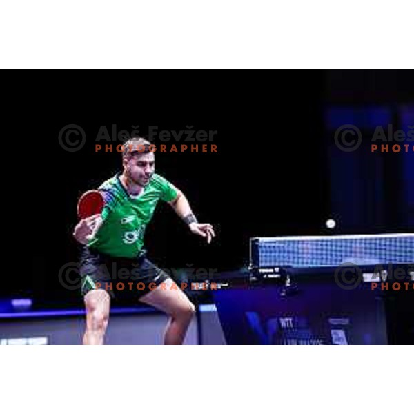 Darko Jorgic (SLO) comeptes in round of 16 at WTT Star Contender Ljubljana 2025, Slovenia on June 21, 2025