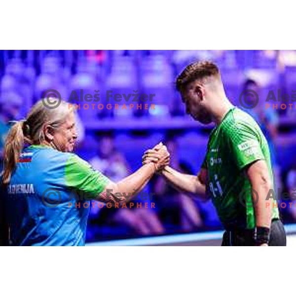 Darko Jorgic (SLO) comeptes in round of 16 at WTT Star Contender Ljubljana 2025, Slovenia on June 21, 2025