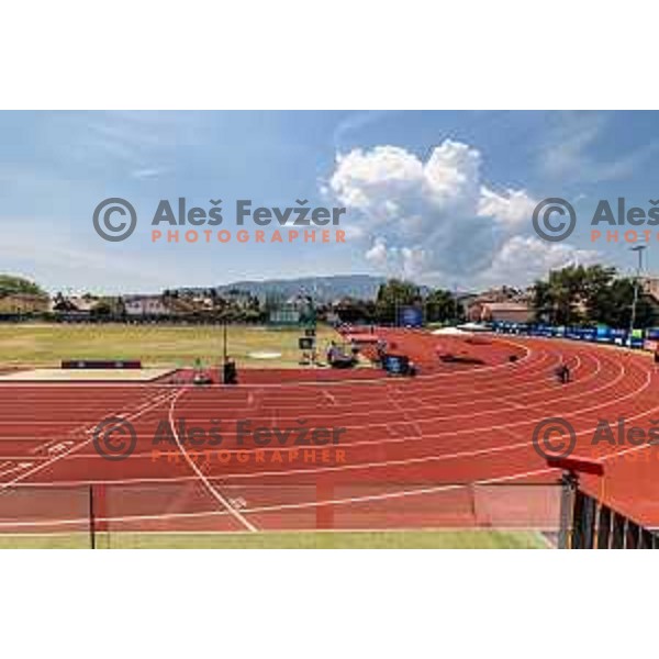 Venue during European Athletics Team Championship 2025 press conference in Atletski stadion Poljane, Maribor, Slovenia on June 23, 2025. Photo: Jure Banfi