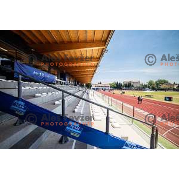 Venue during European Athletics Team Championship 2025 press conference in Atletski stadion Poljane, Maribor, Slovenia on June 23, 2025. Photo: Jure Banfi