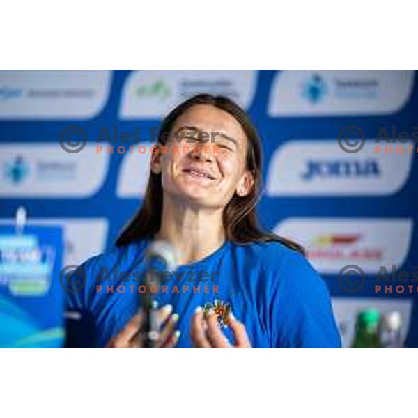 Alexandra Emilianov during European Athletics Team Championship 2025 press conference in Atletski stadion Poljane, Maribor, Slovenia on June 23, 2025. Photo: Jure Banfi